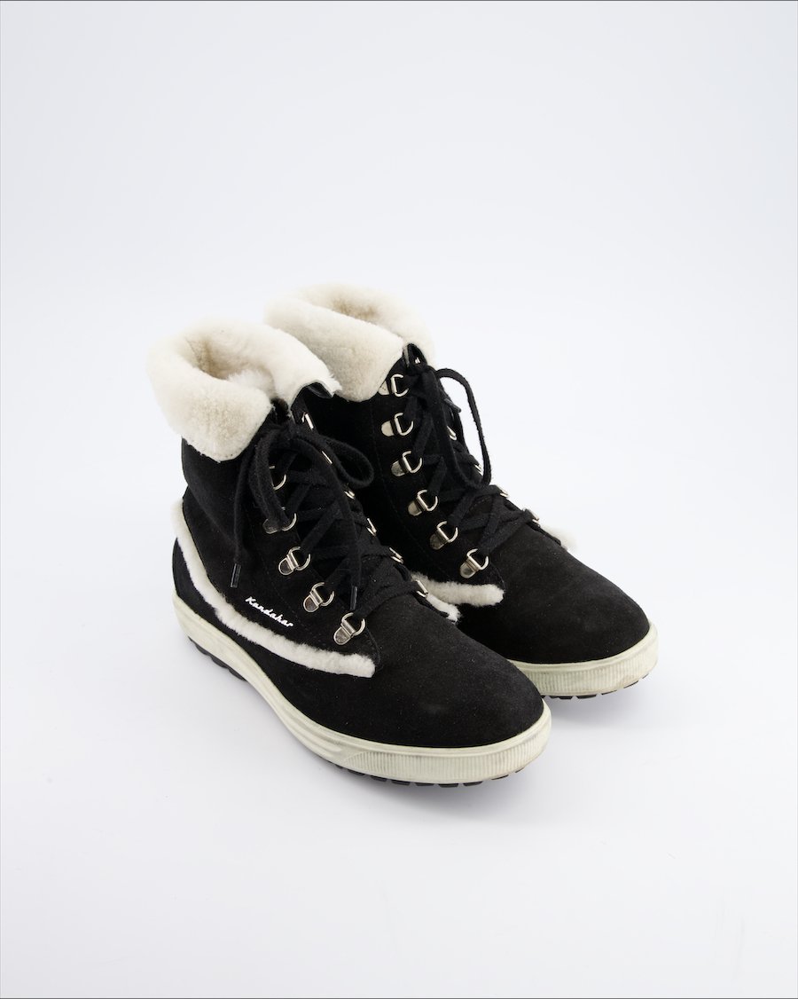 Kandhar Trainers Velvet Black EU 38