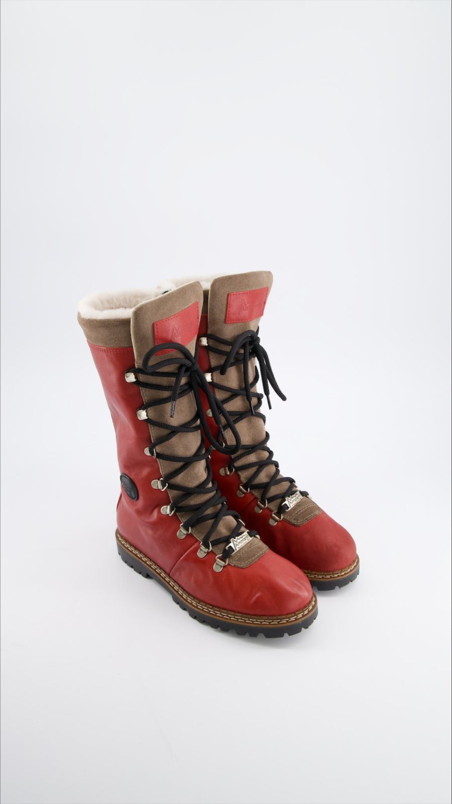 Amman Boots Leather Burgundy  eu 38