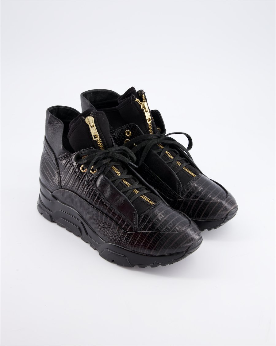 Ash Trainers Leather Black eu 39