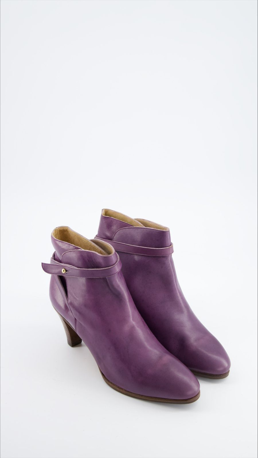 Tino Ferrario Heels Leather Purple Eu 39.5