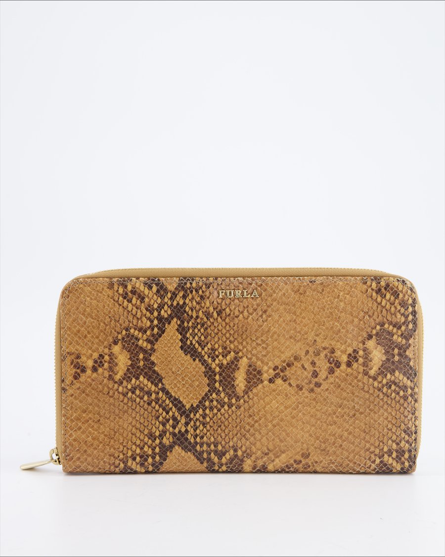 Furla Wallet Leather Brown