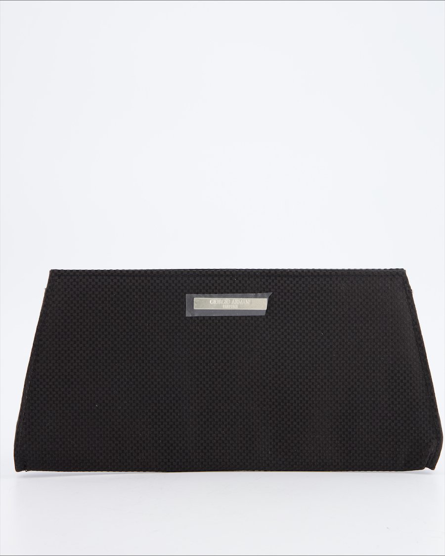 Giorgio Armani Case Cloth Black
