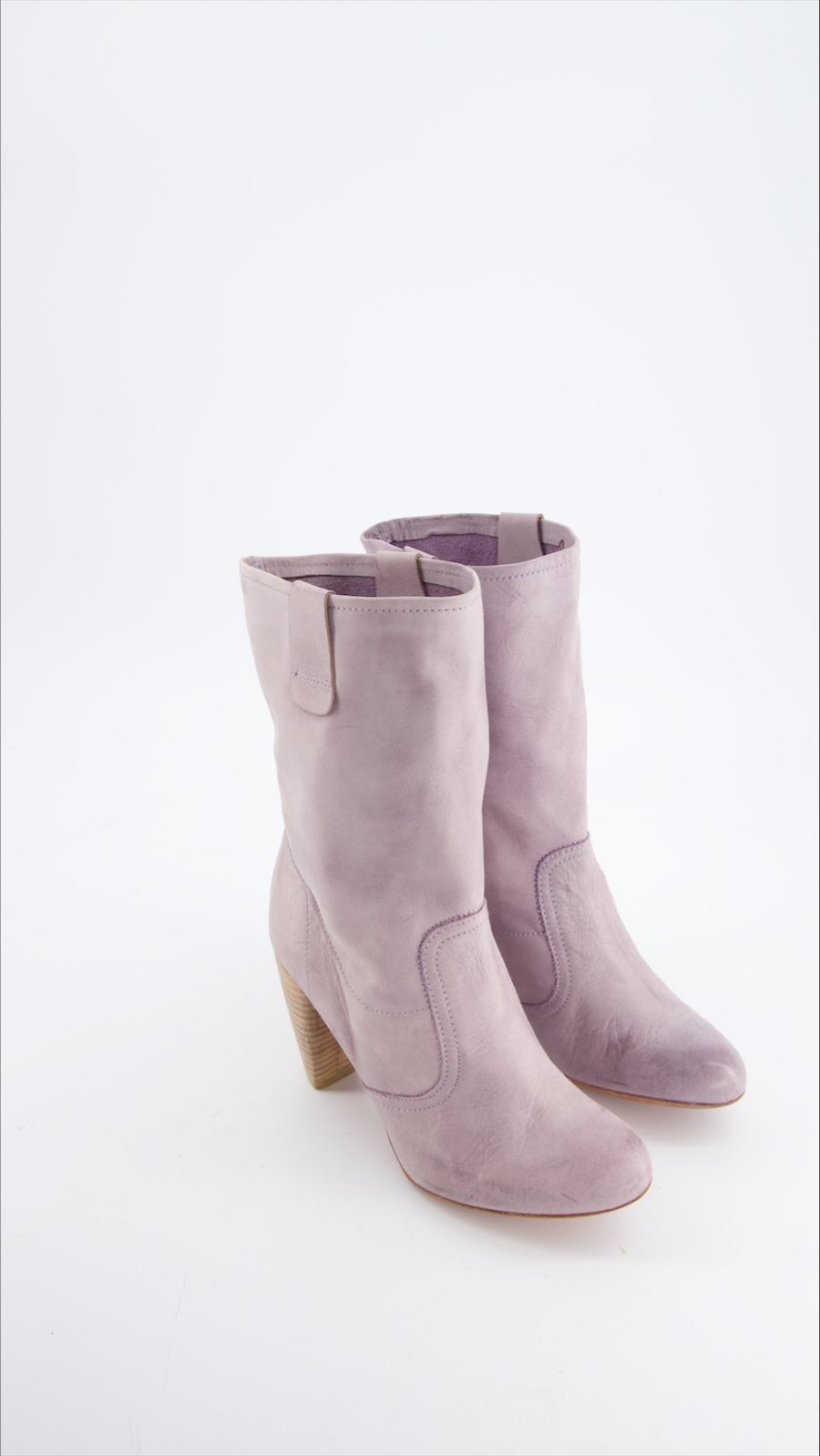 Bernies Heels Leather Purple Eu 37