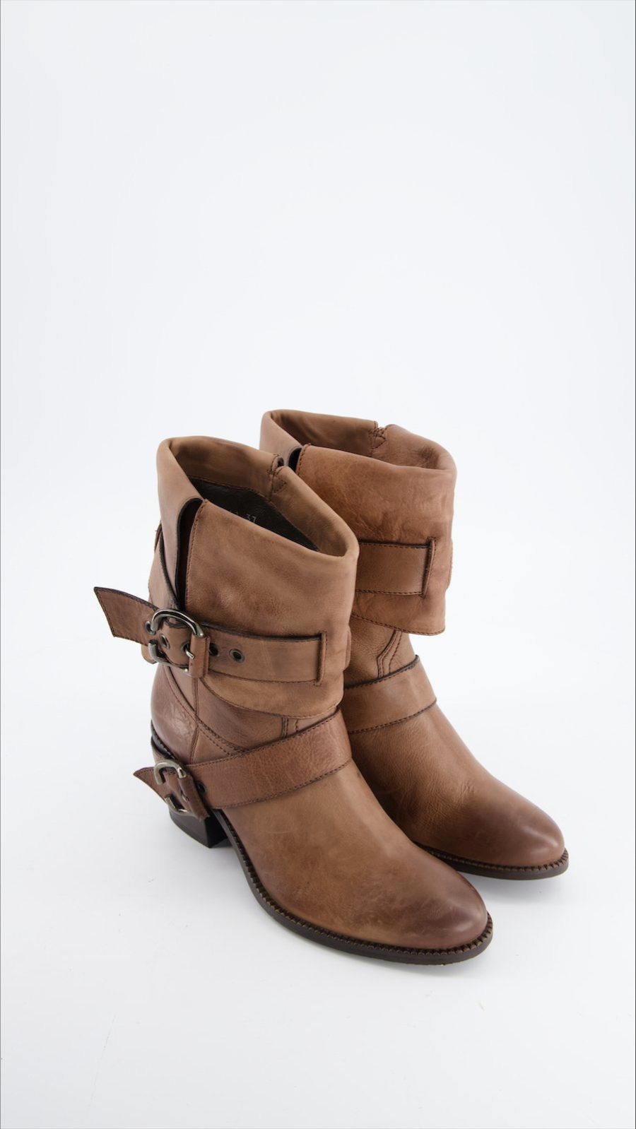 Janet & Janet Boots Leather Brown Eu 37