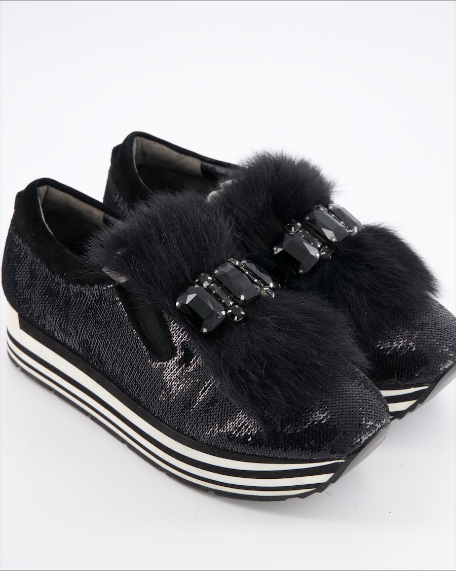 Kennel & Schmenger Trainers Cloth Black Eu 38