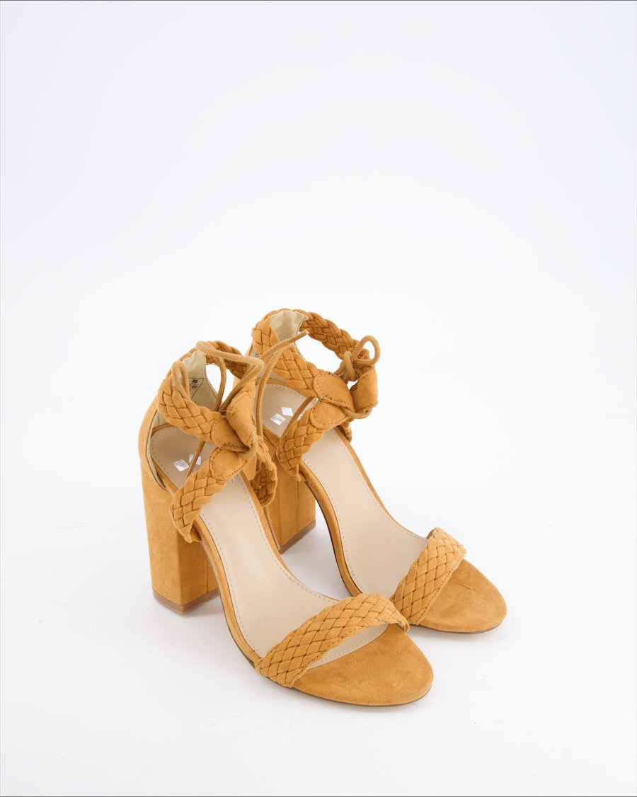 Even & Odd Heels Velvet Camel Eu 36