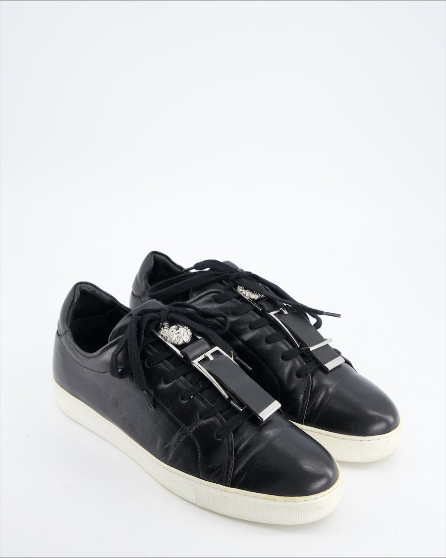 Versus Trainers Leather Black Eu 43