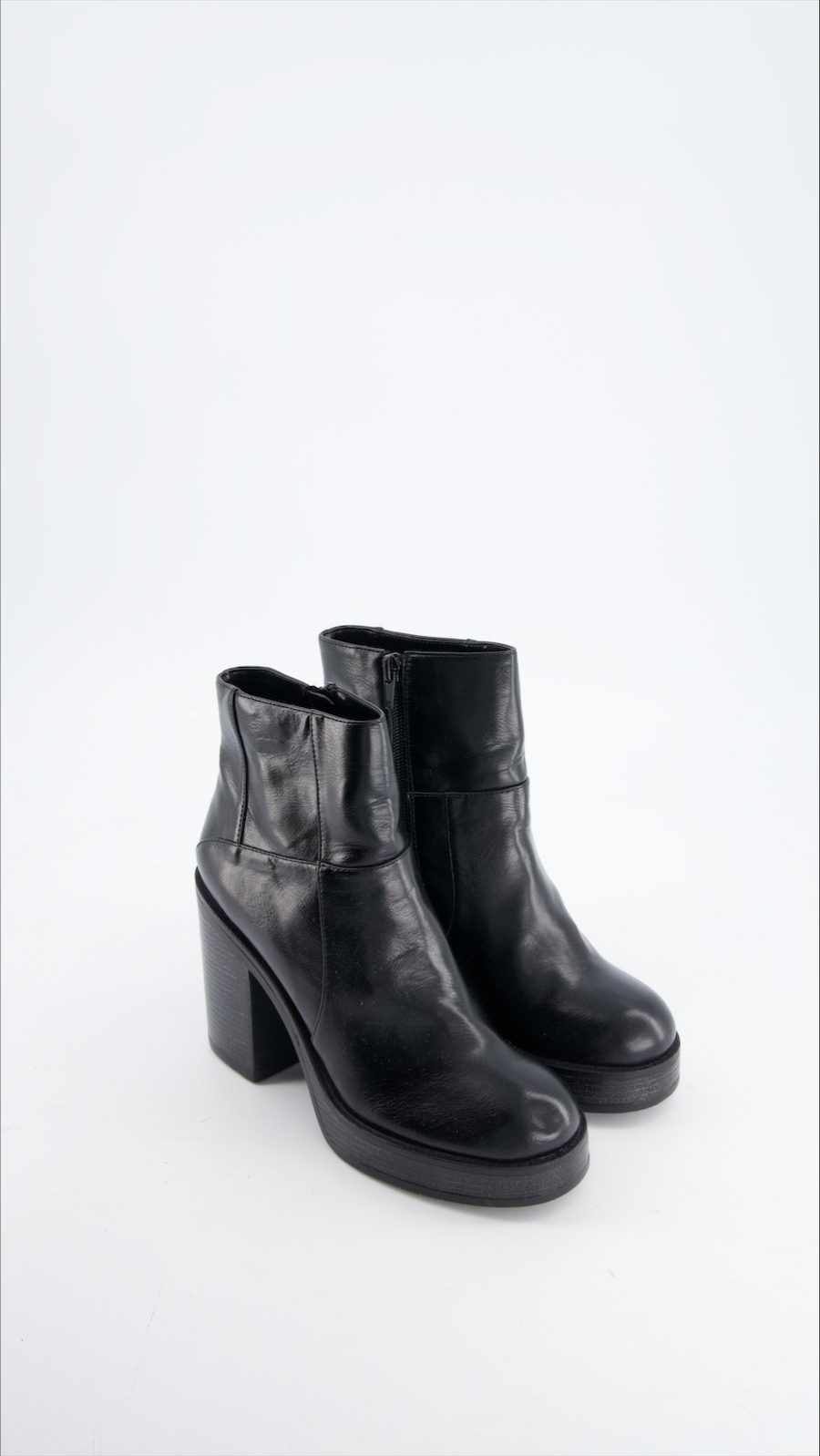 Bata Boots Leather Black Eu 37