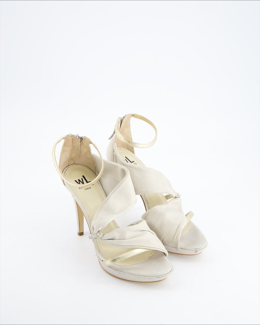 New Lions Heels Leather Beige  Eu 37