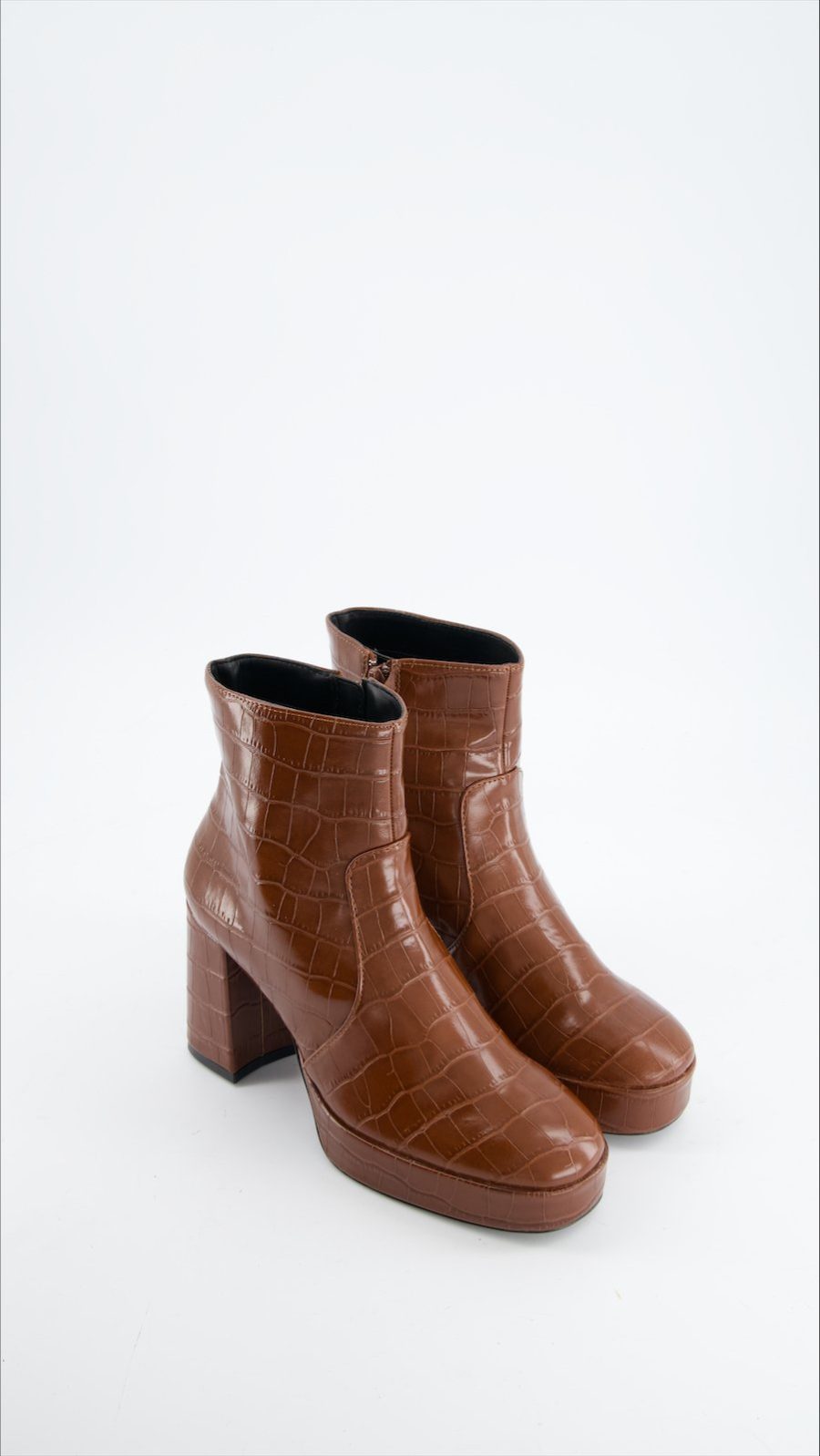 Mango Boots Leather Brown Eu 37