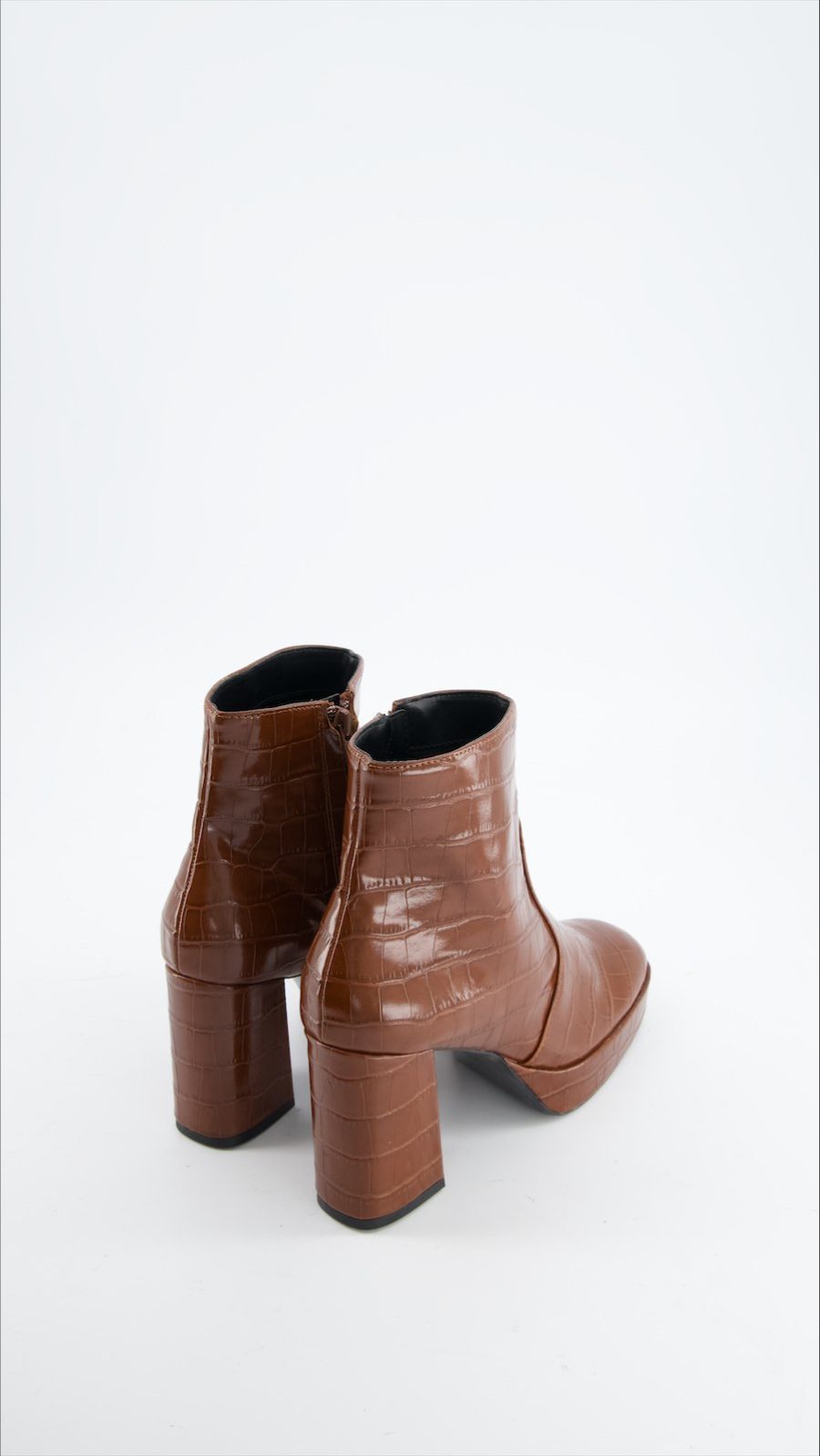 Mango Boots Leather Brown Eu 37 - immagine 3