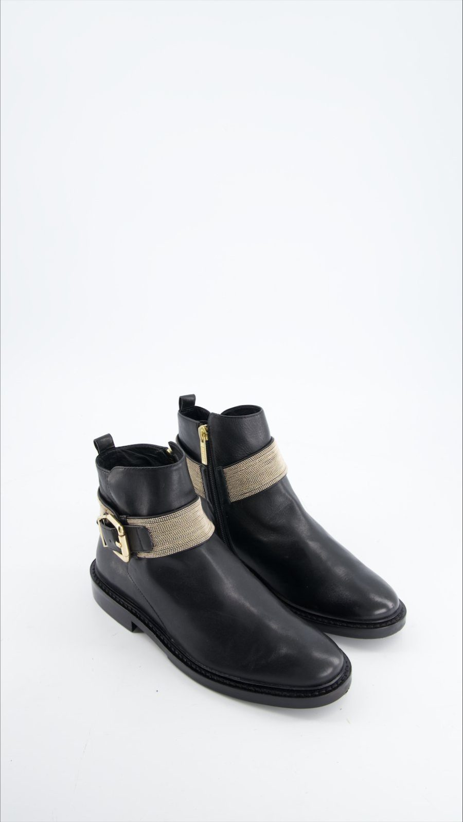 Stefen Schraut Boots Leather Black Eu 39