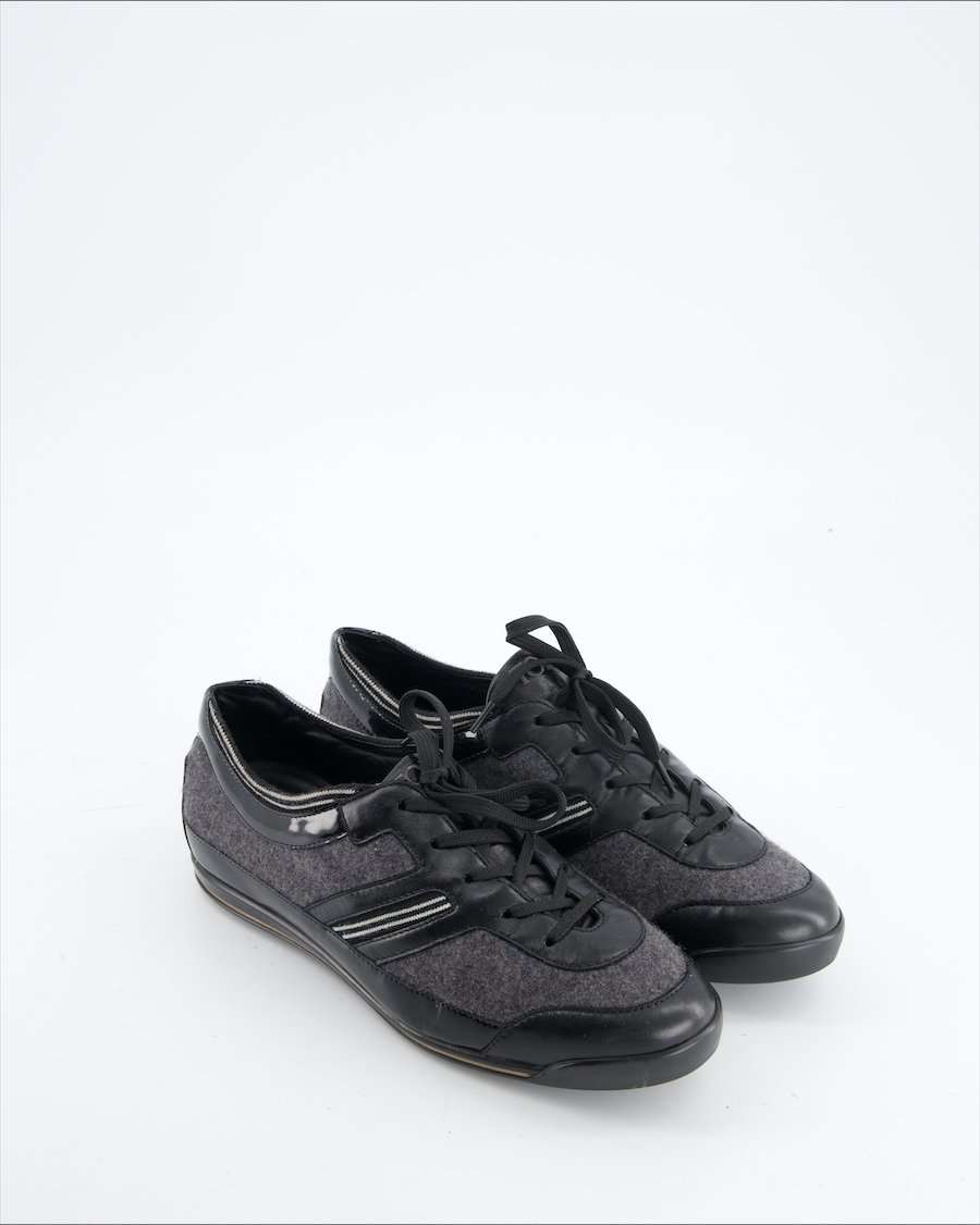 Tod's Trainers Leather Black Eu 37