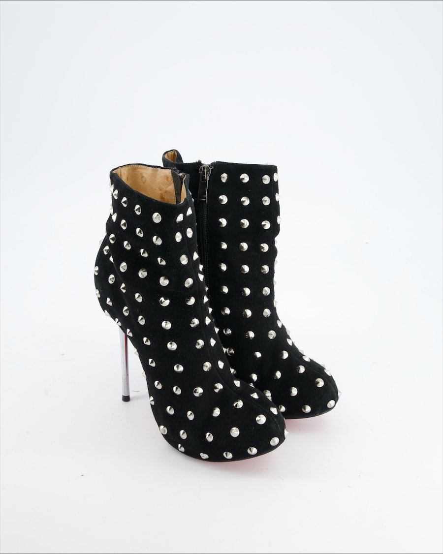Christian Louboutin Heels Leather Black Eu 38