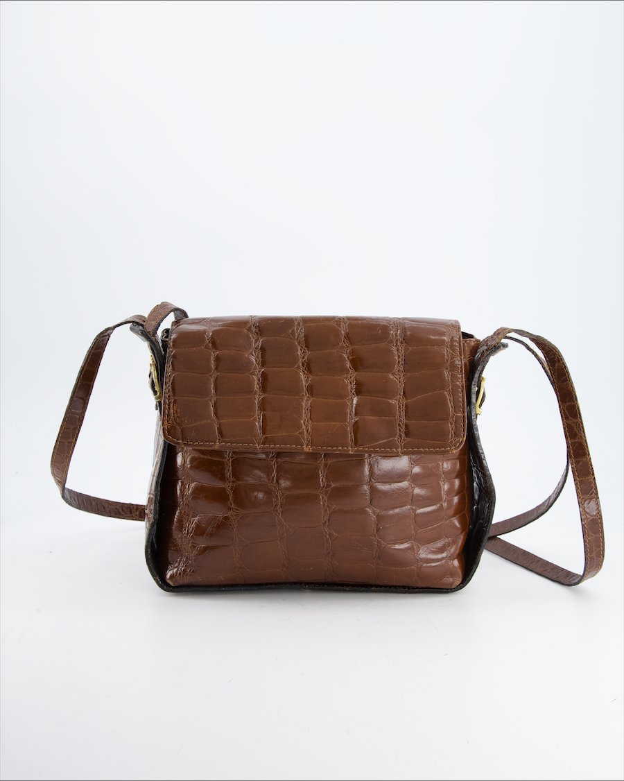 Non Signè / Unsigned Crossbody bag Leather Brown