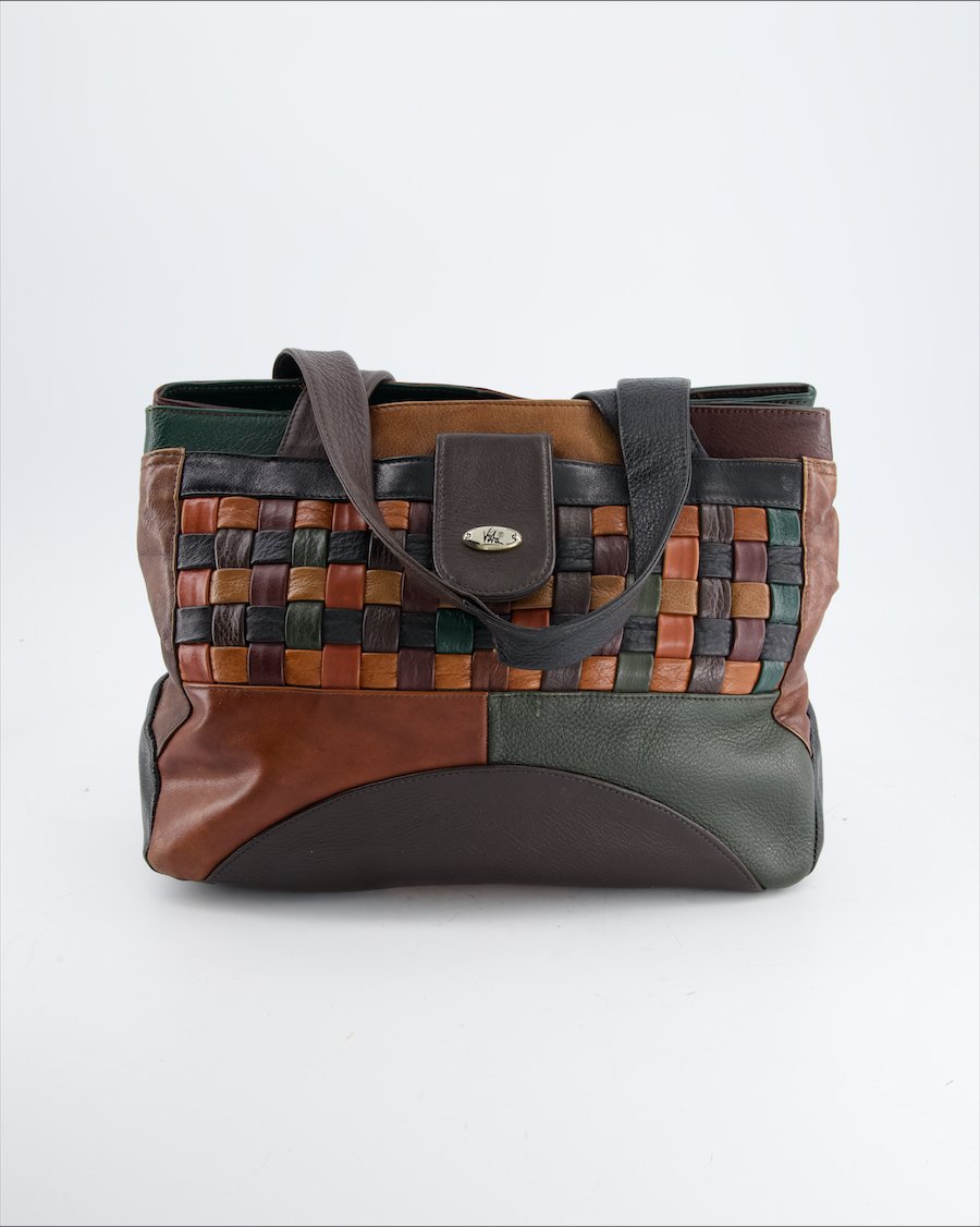 Non Signè / Unsigned Tote bag Leather Brown