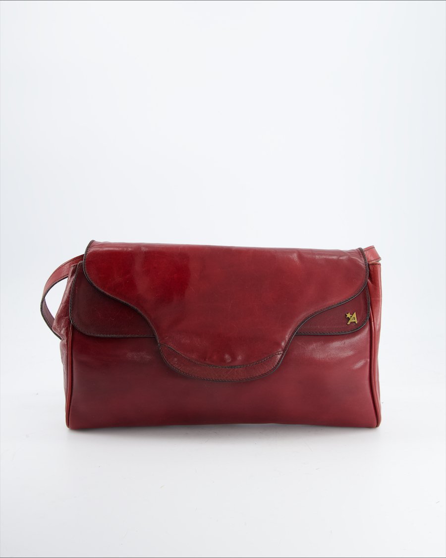 Non Signè / Unsigned Tote bag Leather Burgundy
