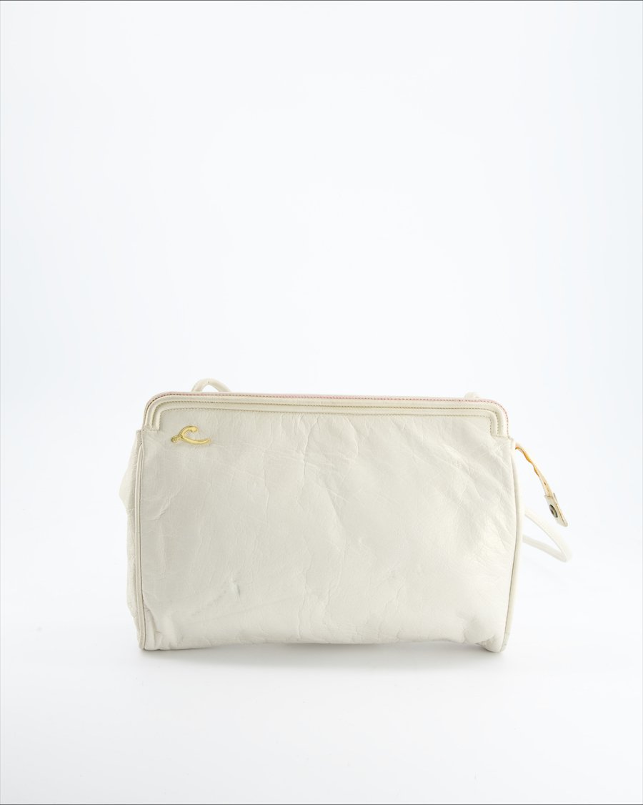 Non Signè / Unsigned  Crossbody bag Leather White