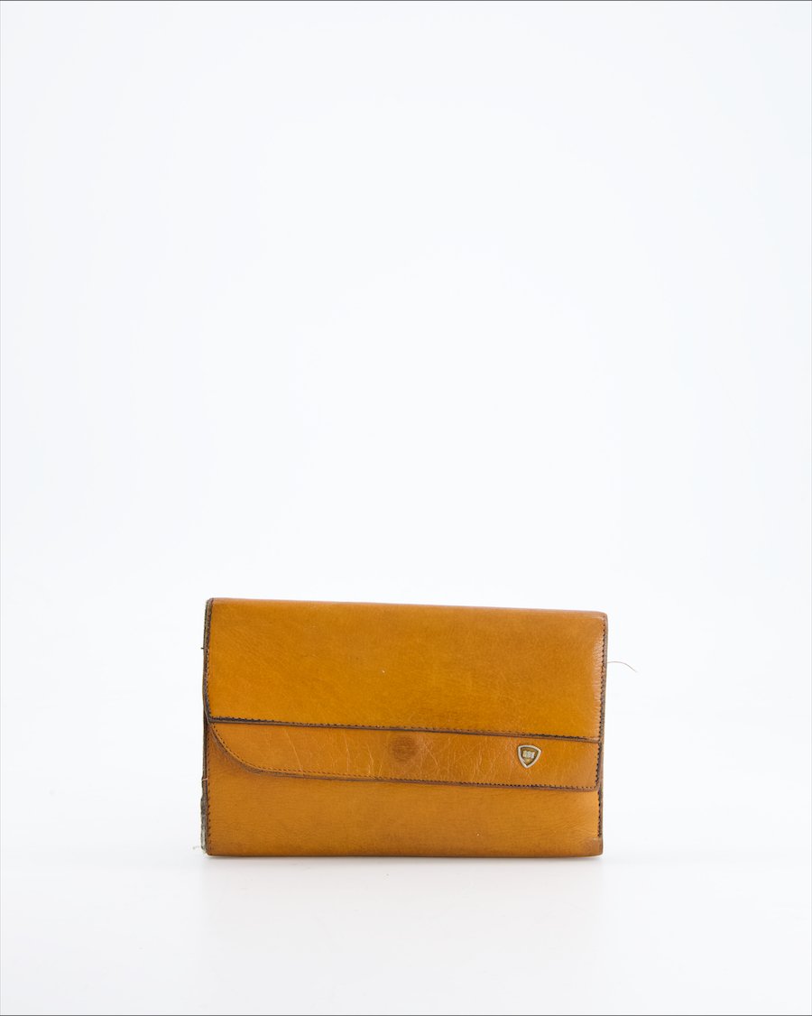 NON SIGNÉ / UNSIGNED Wallet Leather Camel