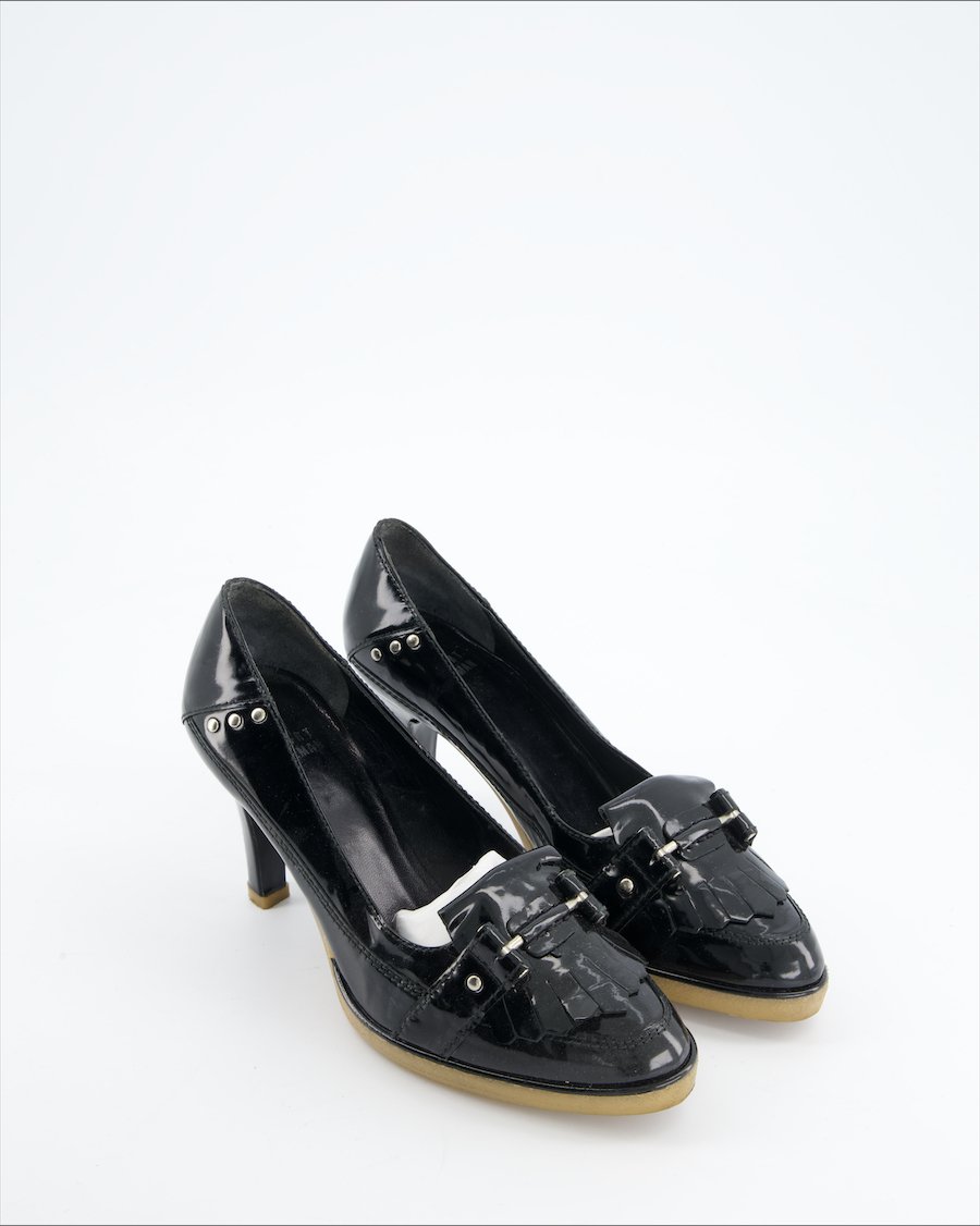 Stuart Weitzman Heels Leather Black Eu 35.5