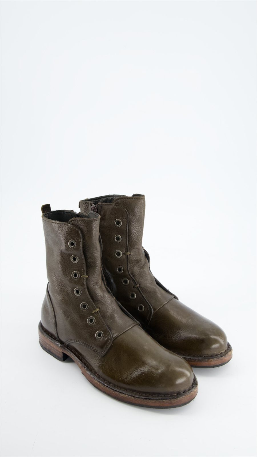 Moma Boots Leather Brown Eu 35