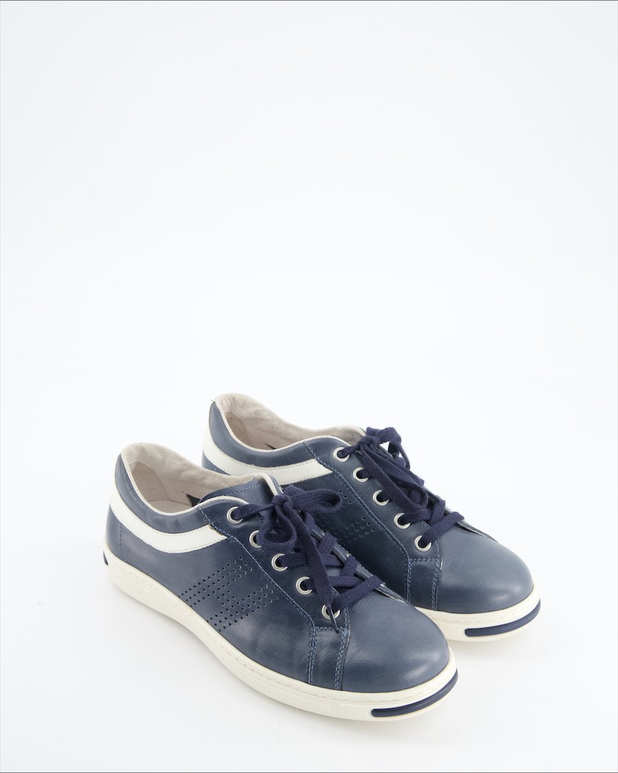 Hogan Trainers Leather Navy Eu 35