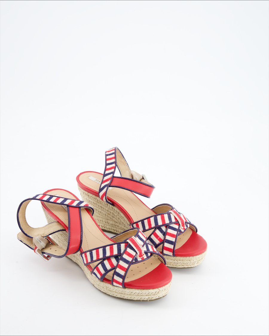 Geox Heels Leather Red Eu 35