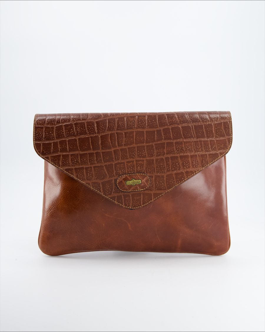 El Campero Clutch bag Leather Brown