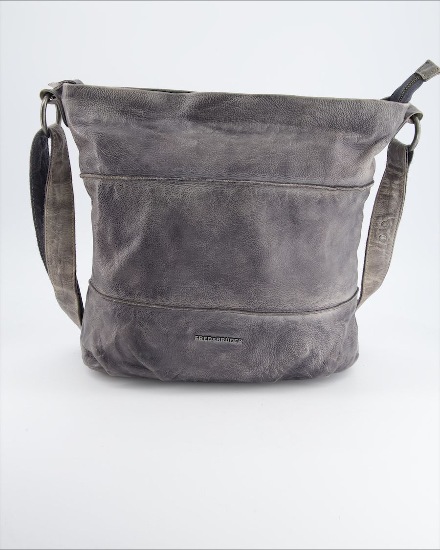 Freds bruder Tote bag Leather Anthracite