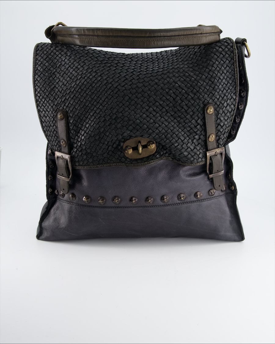 Non Signè / Unsigned Handbag Leather Black