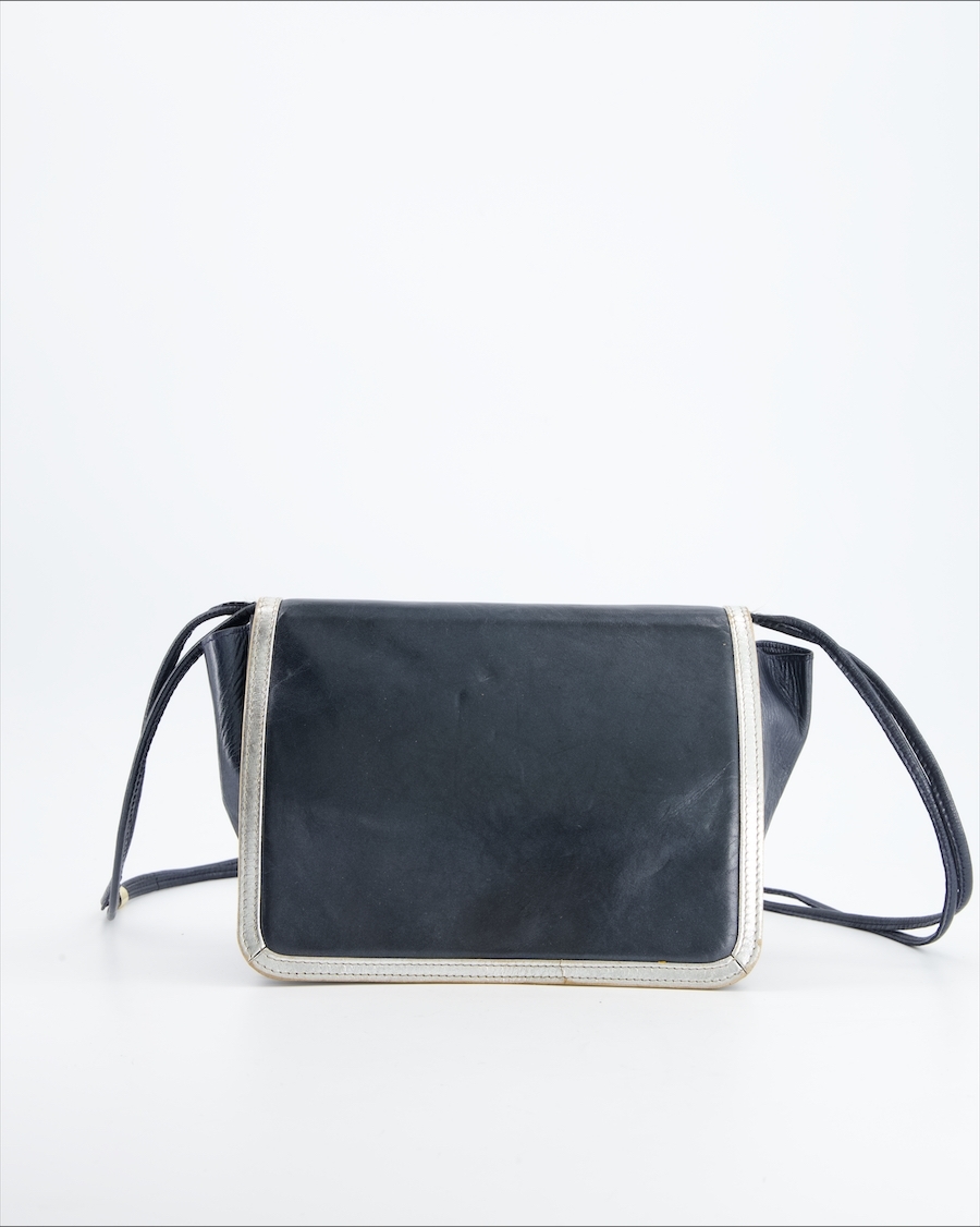 Non Signè / Unsigned Crossbody bag Leather Navy