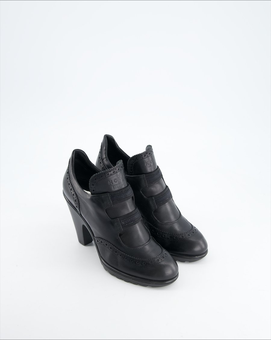 Hogan Heels Leather Black Eu 36.5