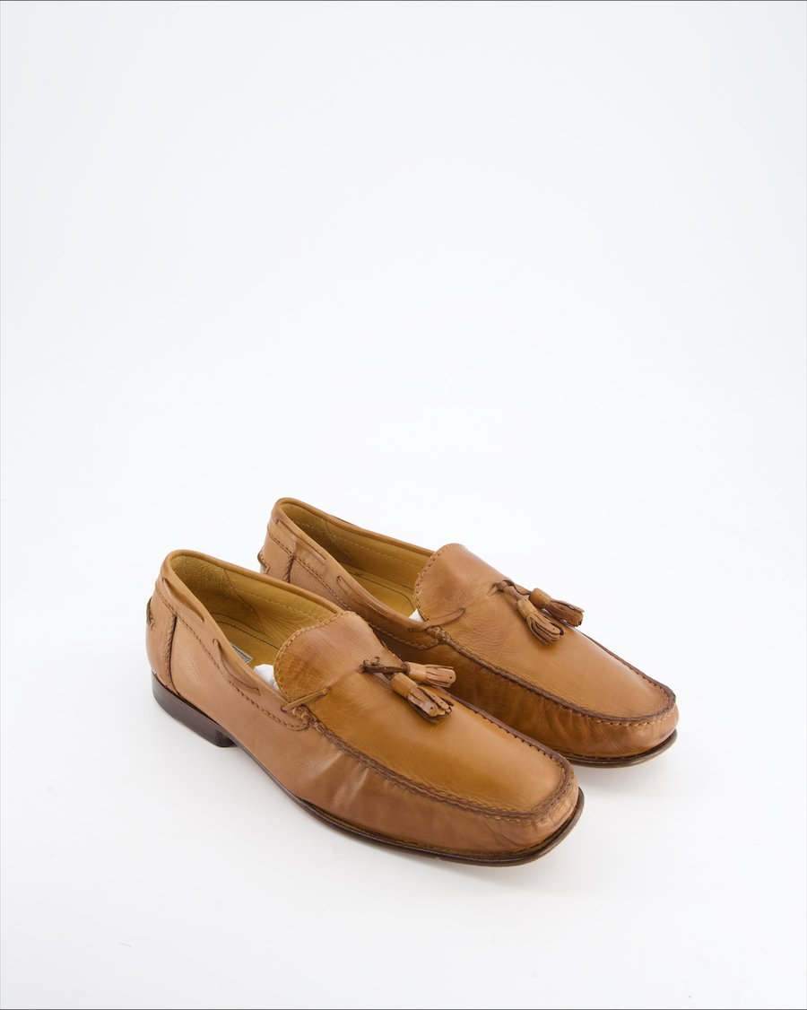 Galizio Torresi Flats Leather Brown Eu 43