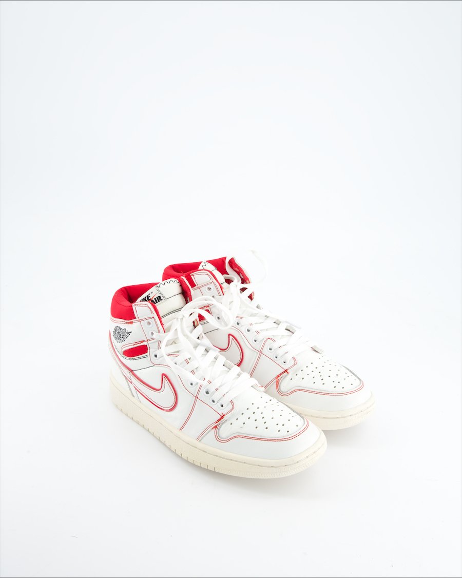 Nike Trainers Leather White Eu 38