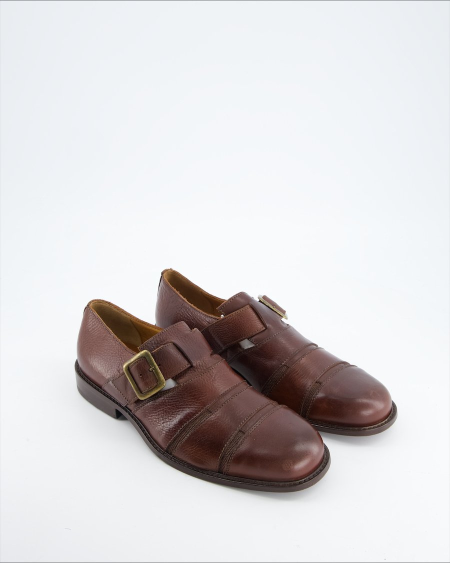 Classic Globus Flats Leather Brown Eu 43.5
