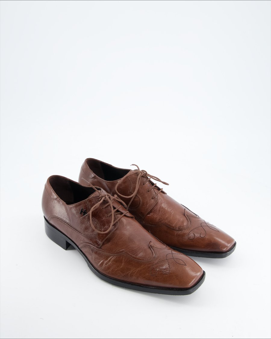 Hornet Flats Leather Brown Eu 43