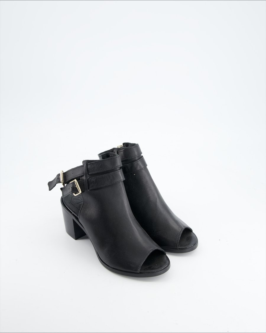 Zign Heels Leather Black Eu 36