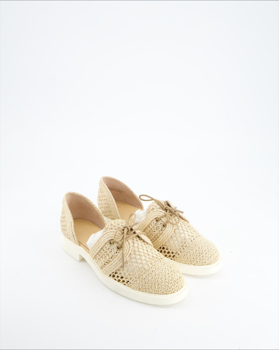 Camper Flats Cloth Beige Eu 36