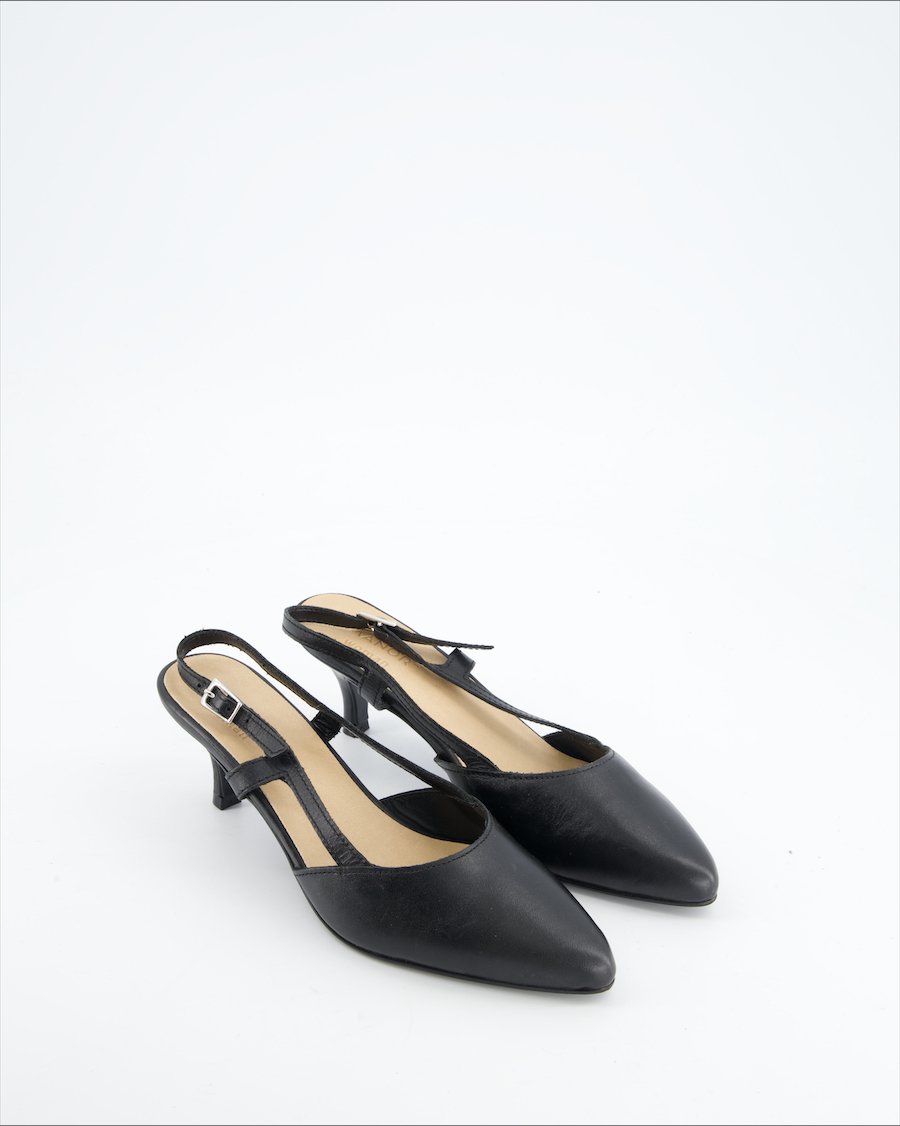 Manor Heels Leather Black Eu 36