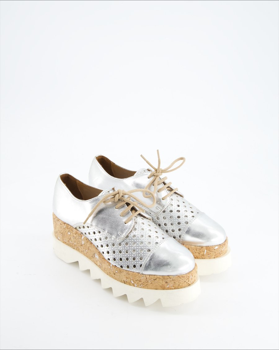 Cult Flats Leather Silver Eu 35
