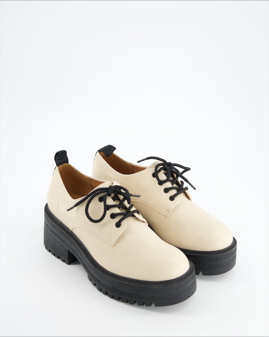 Catwalk Flats Leather Beige Eu 37