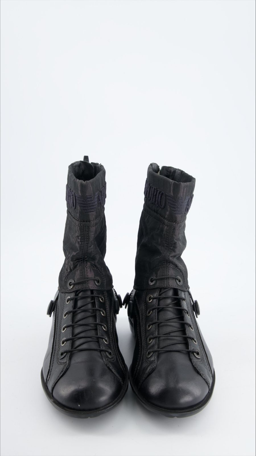 Emporio Armani Boots Leather Black Eu 41 - immagine 4