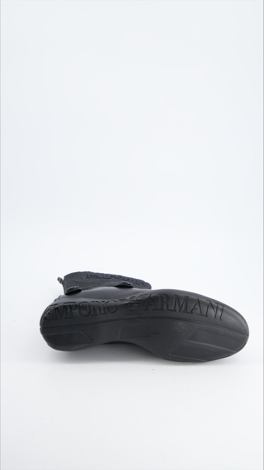 Emporio Armani Boots Leather Black Eu 41 - immagine 5