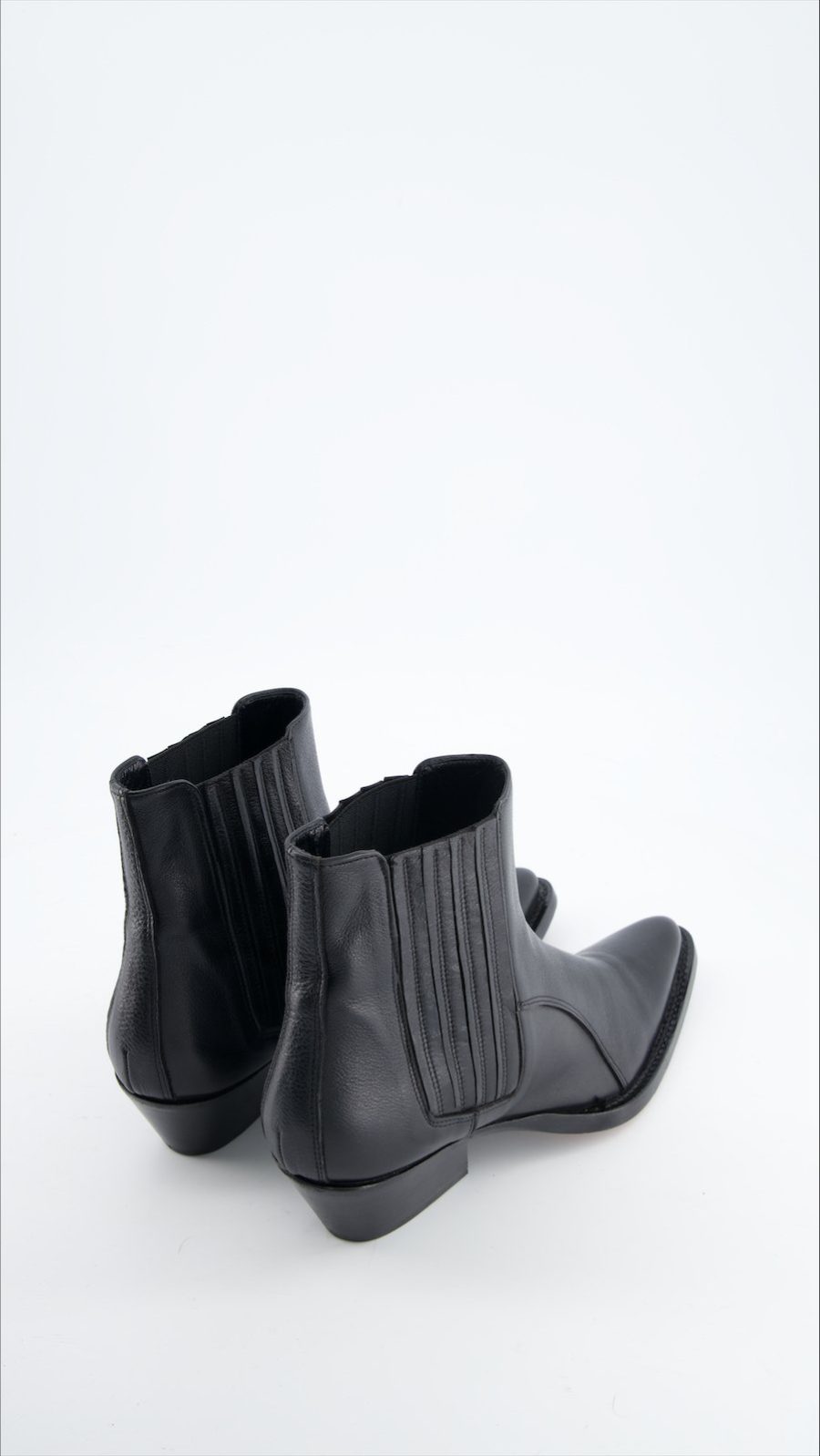 Saxone Boots Leather Black Eu 40 - immagine 3