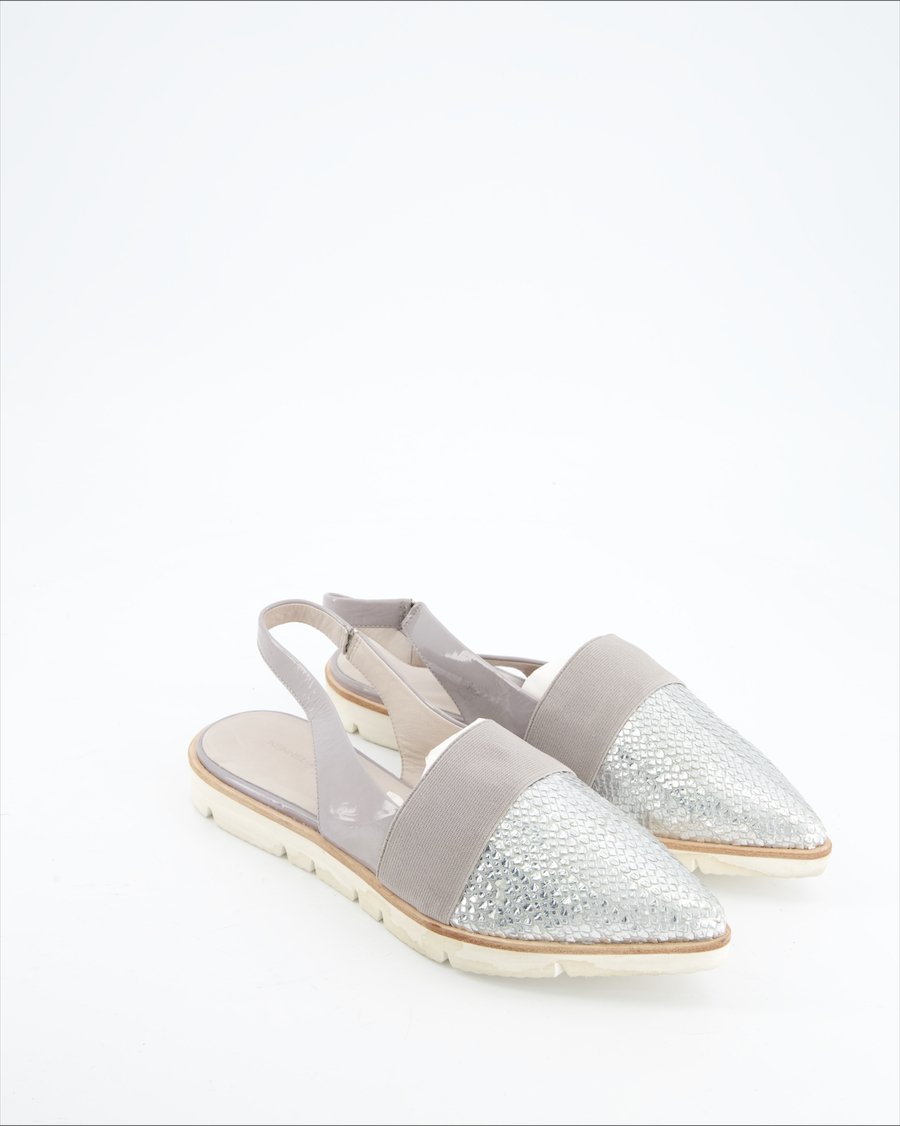 Kennel & Schmenger Flats Leather Silver Eu 37