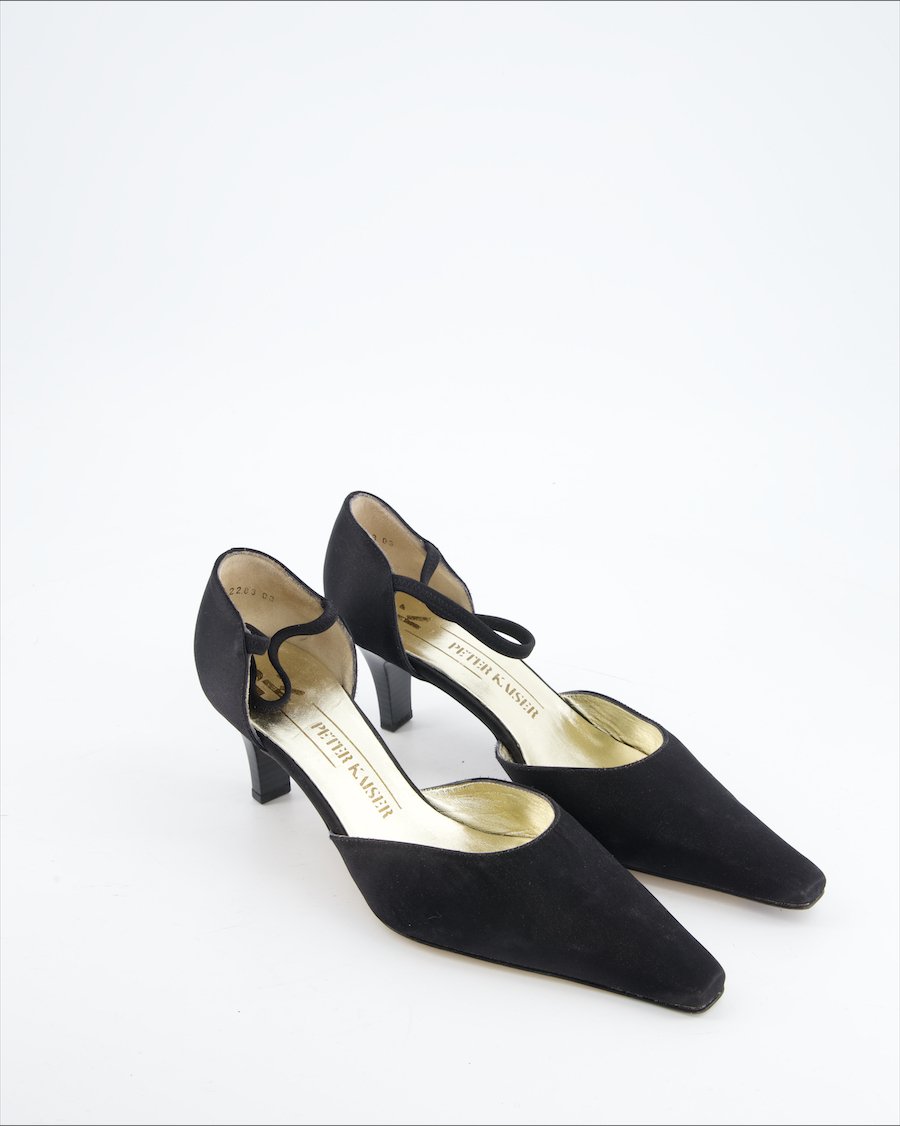 Peter Kaiser Heels Velvet Black Eu 38