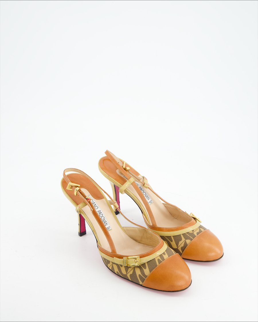 Luciano Padovan Heels Leather Brown Eu 38.5