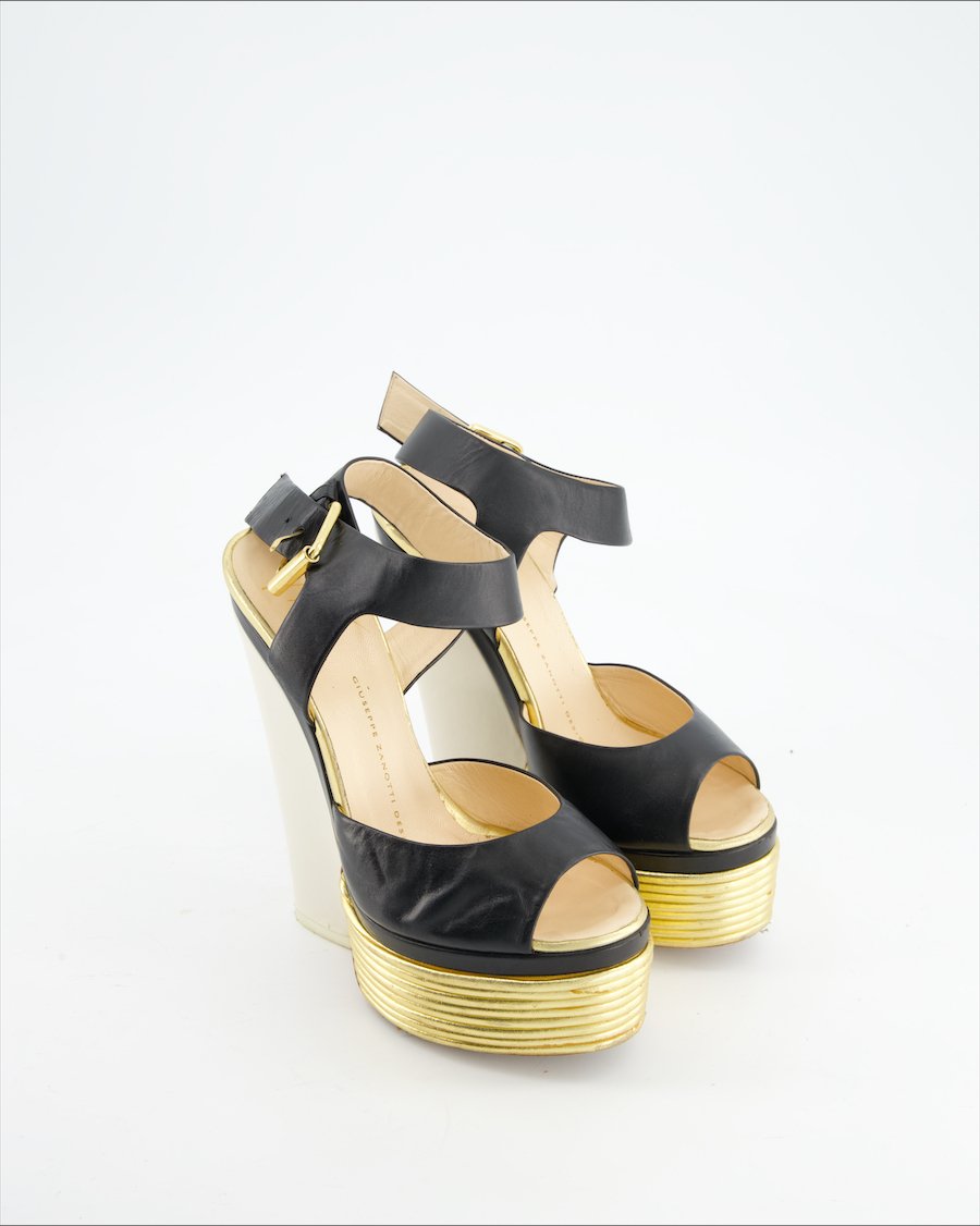 Giuseppe Zanotti Heels Leather Black Eu 36.5