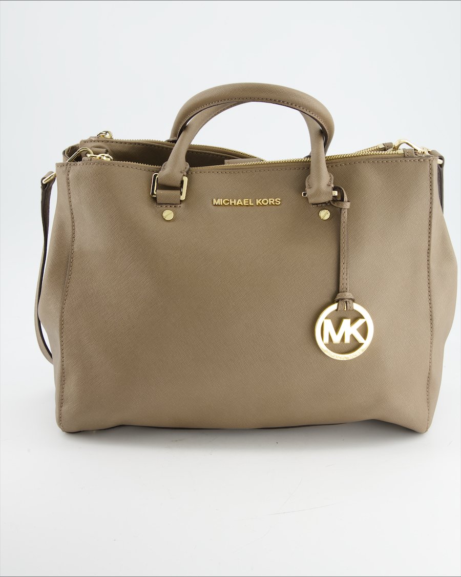 Michael Kors Handbag Leather Beige
