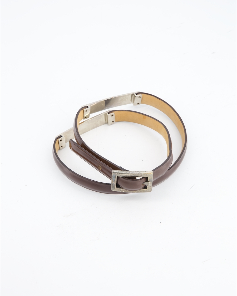 Andrea Mabiani Belt Leather Brown